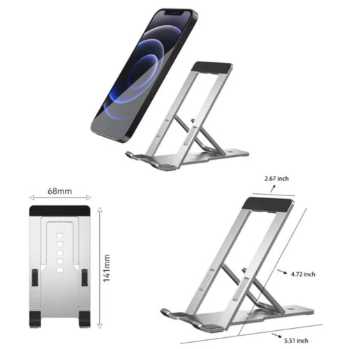 Support tablette aluminium pliable bureau