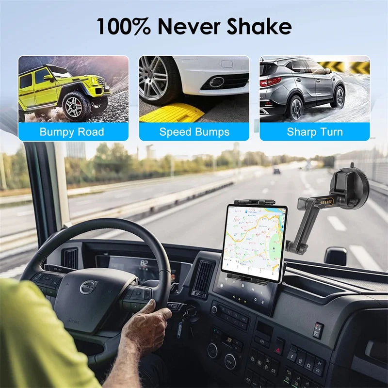 Support tablette camion 3 molettes