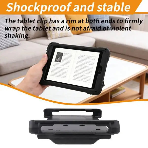 Support tablette moto clip rotule