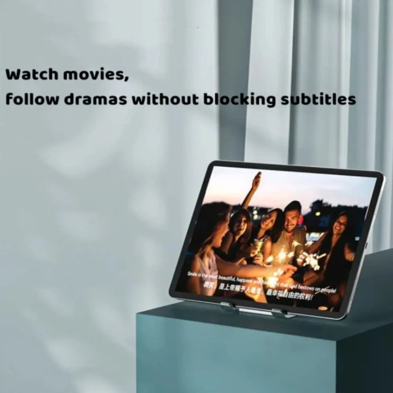 Support tablette aluminium pliable bureau