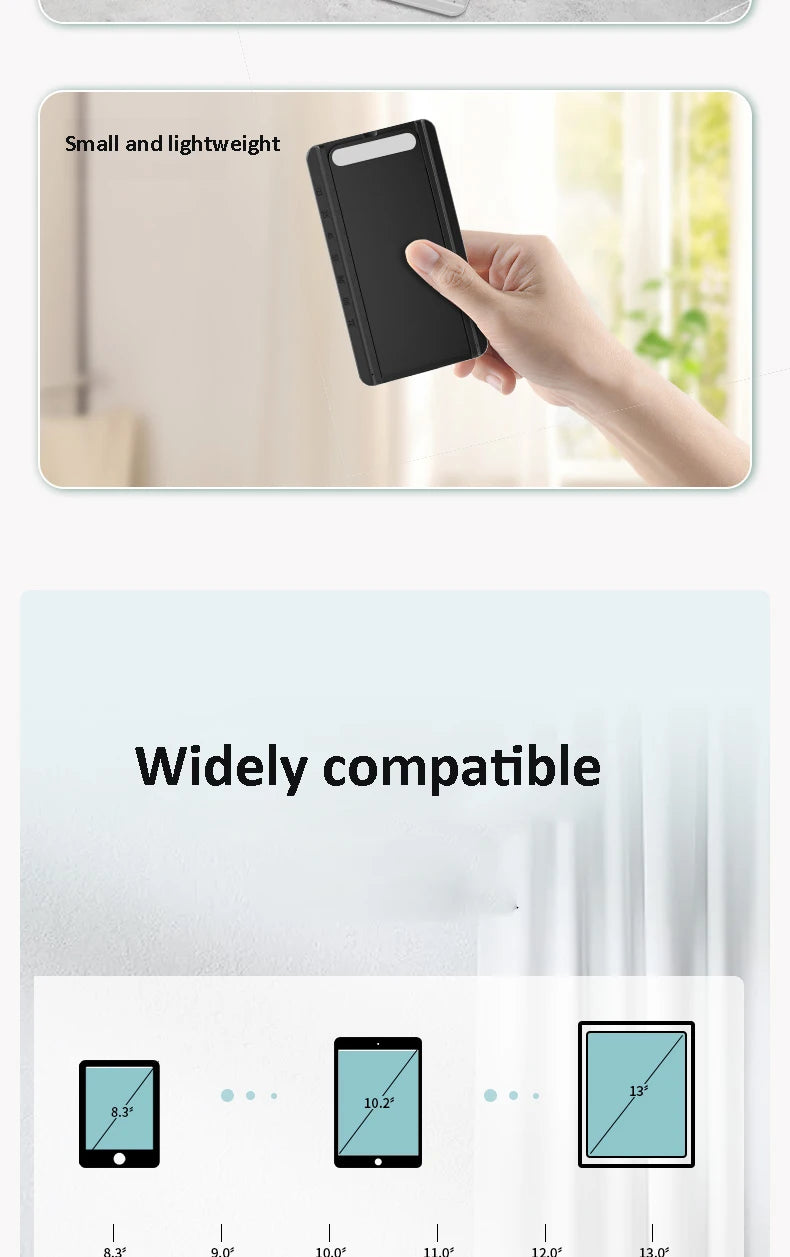 Support tablette plastique à coller