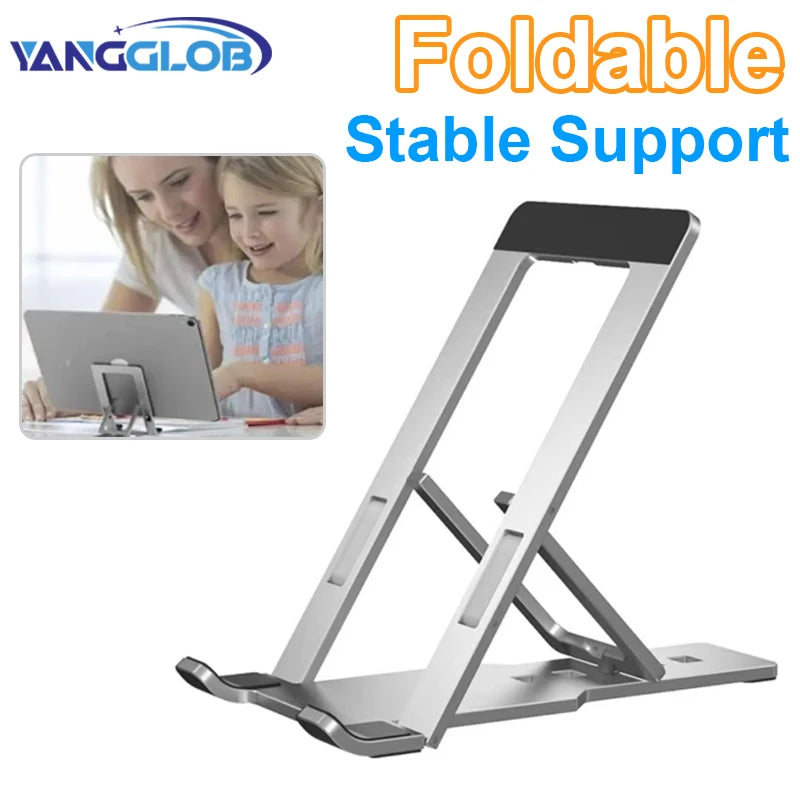 Support tablette aluminium pliable bureau