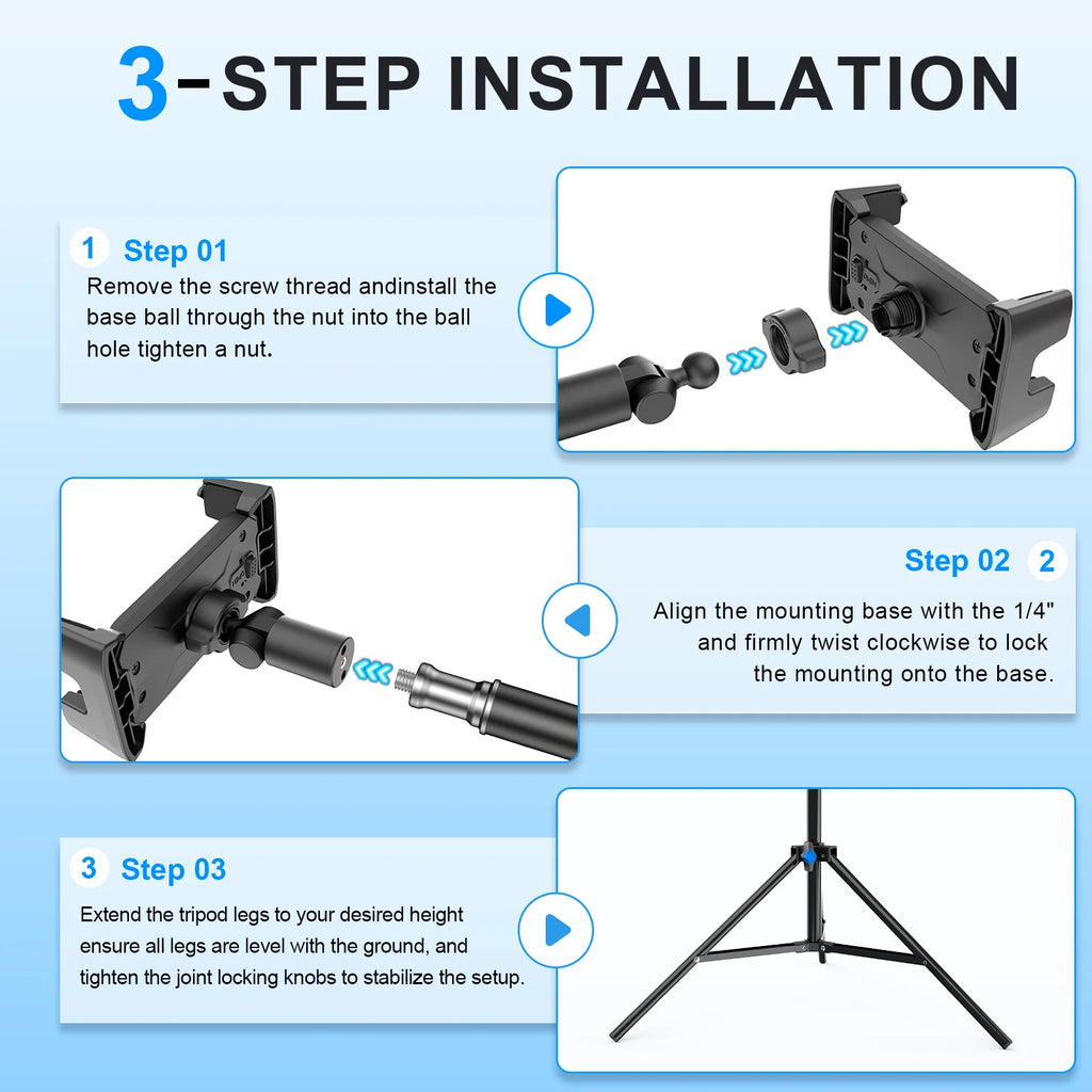 support tablette sur pied hauteur réglable
