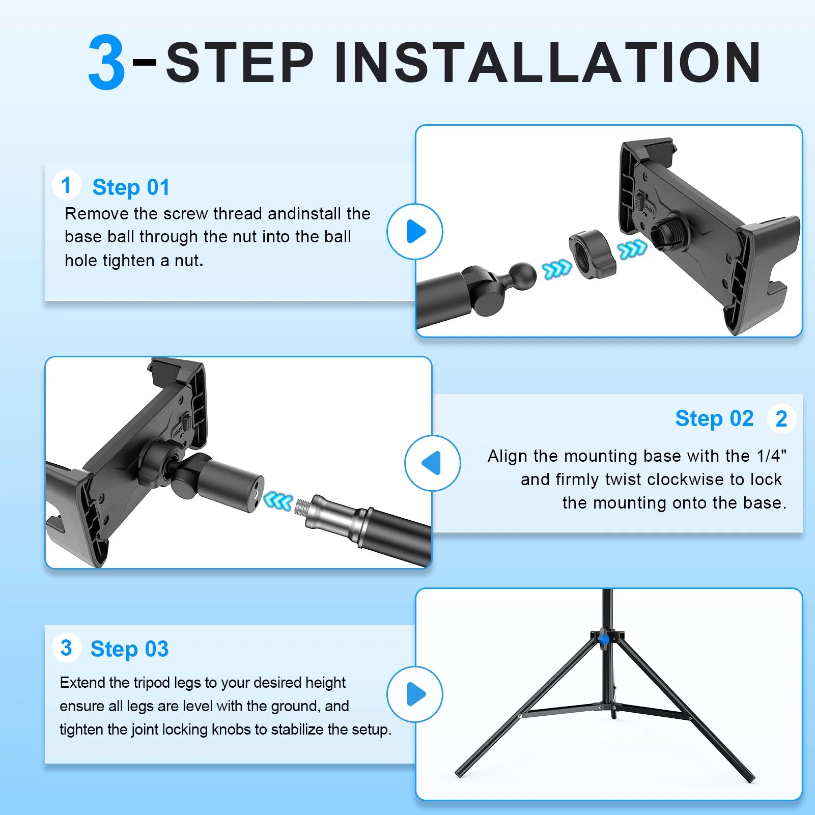 support tablette sur pied hauteur réglable