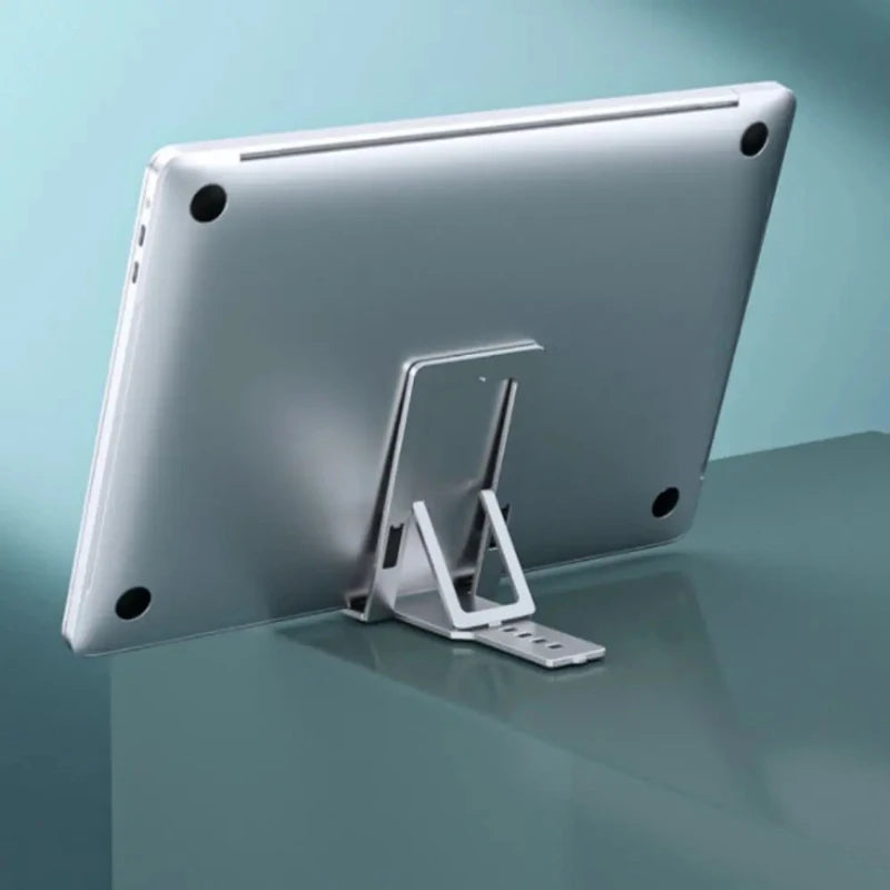 Support tablette aluminium pliable bureau