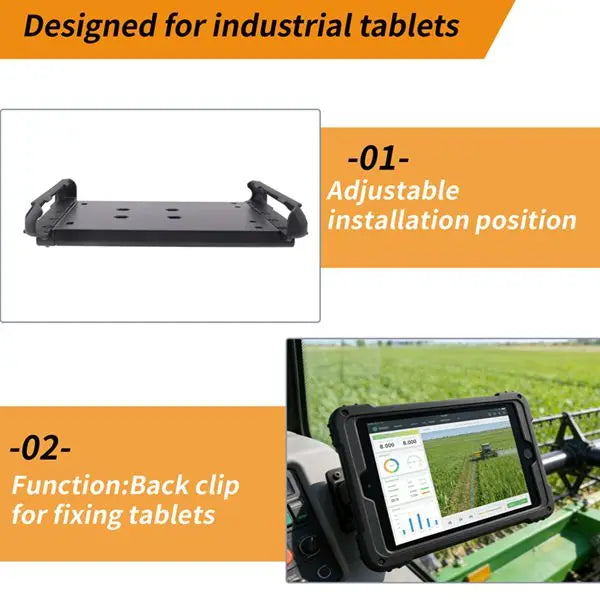 Support tablette moto clip rotule
