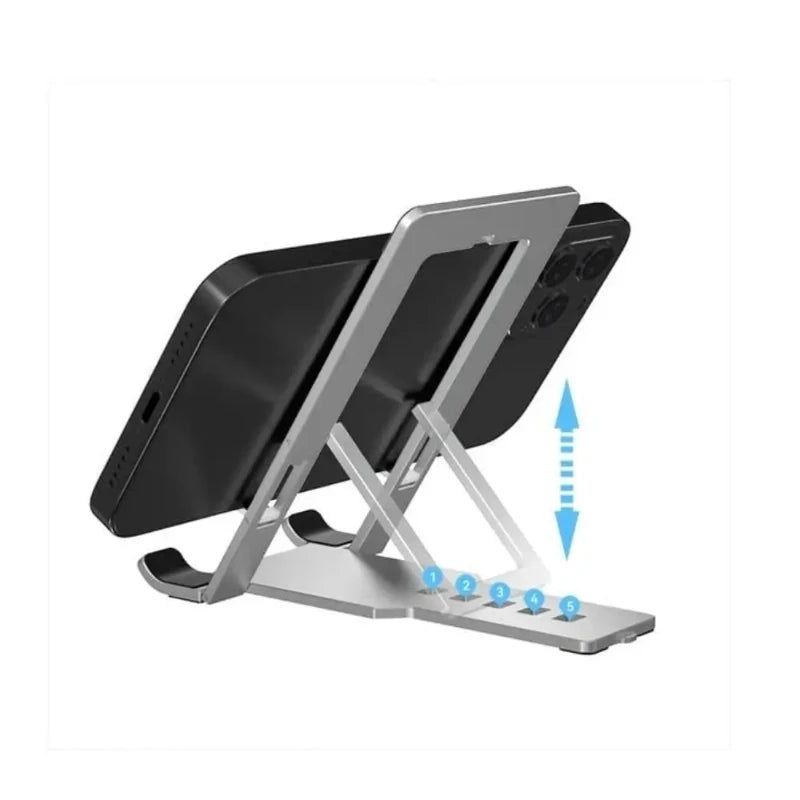 Support tablette aluminium pliable bureau