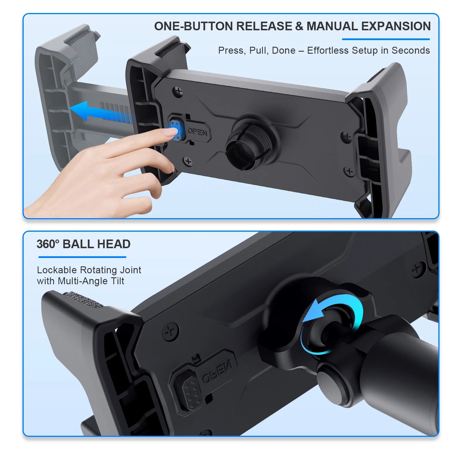 support tablette sur pied hauteur réglable