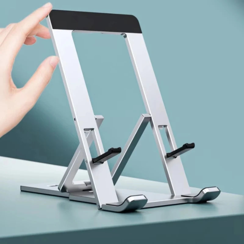 Support tablette aluminium pliable bureau