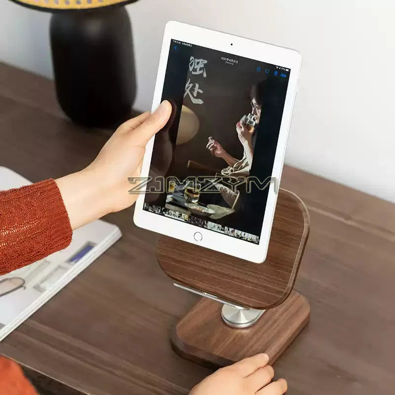 Support tablette bois élégant