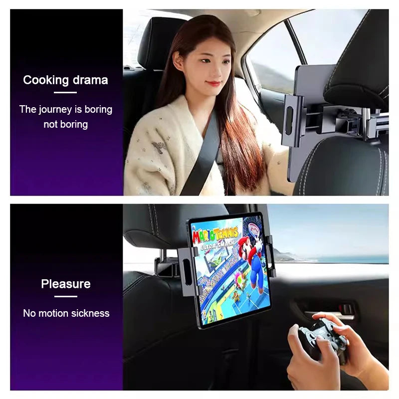 Support tablette appui tete rotatif