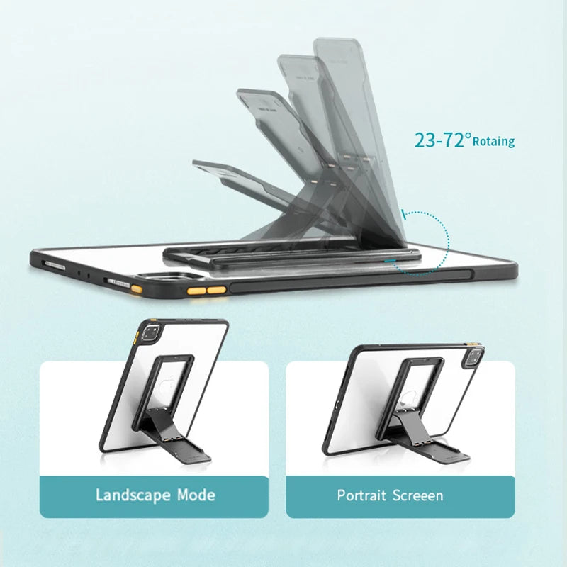Support tablette plastique à coller