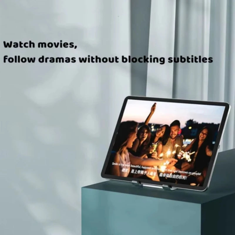 Support tablette aluminium pliable bureau