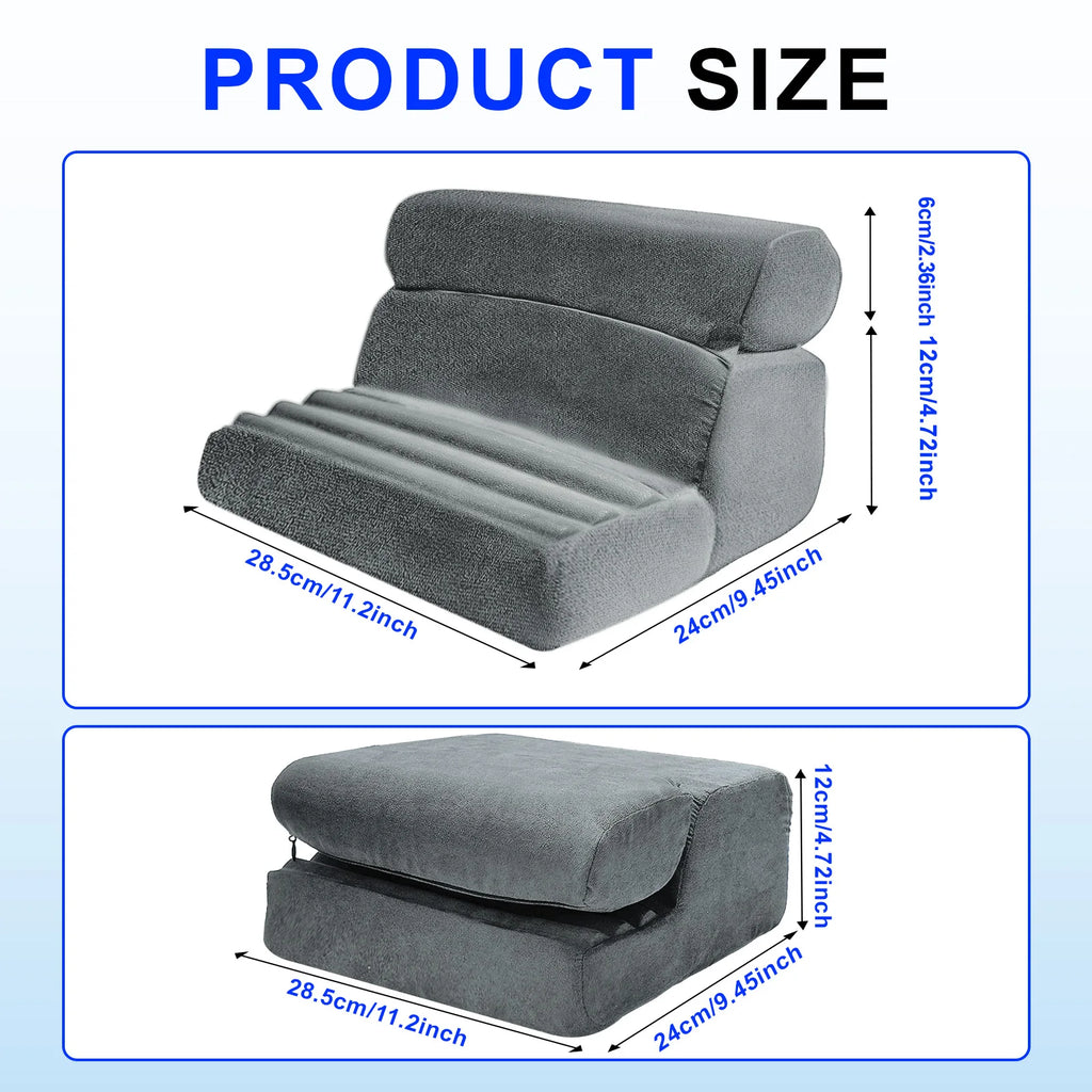 Support tablette coussin à poches
