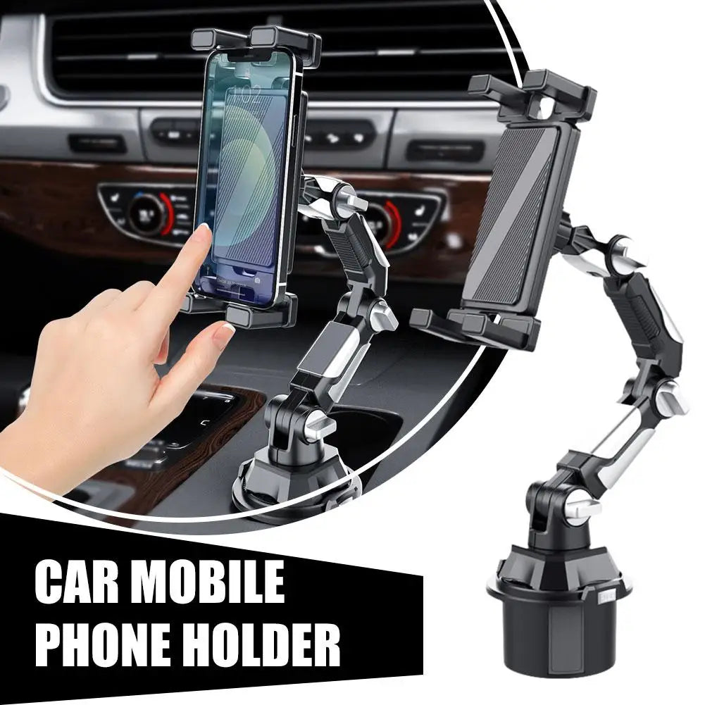 Support Tablette Voiture Tableau de Bord Porte-Gobelet