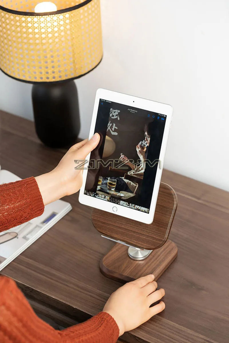 Support tablette bois élégant