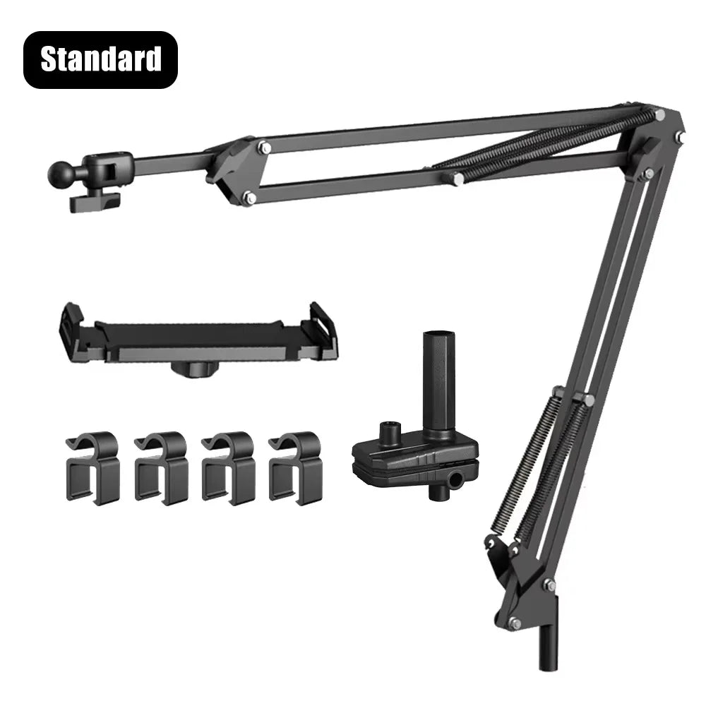 Support tablette lit bras métallique long