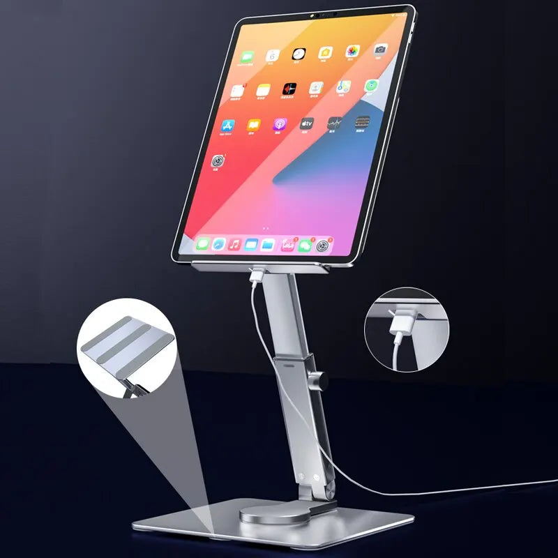 Support tablette iPad colonne réglable