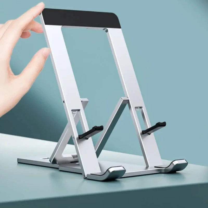 Support tablette aluminium pliable bureau