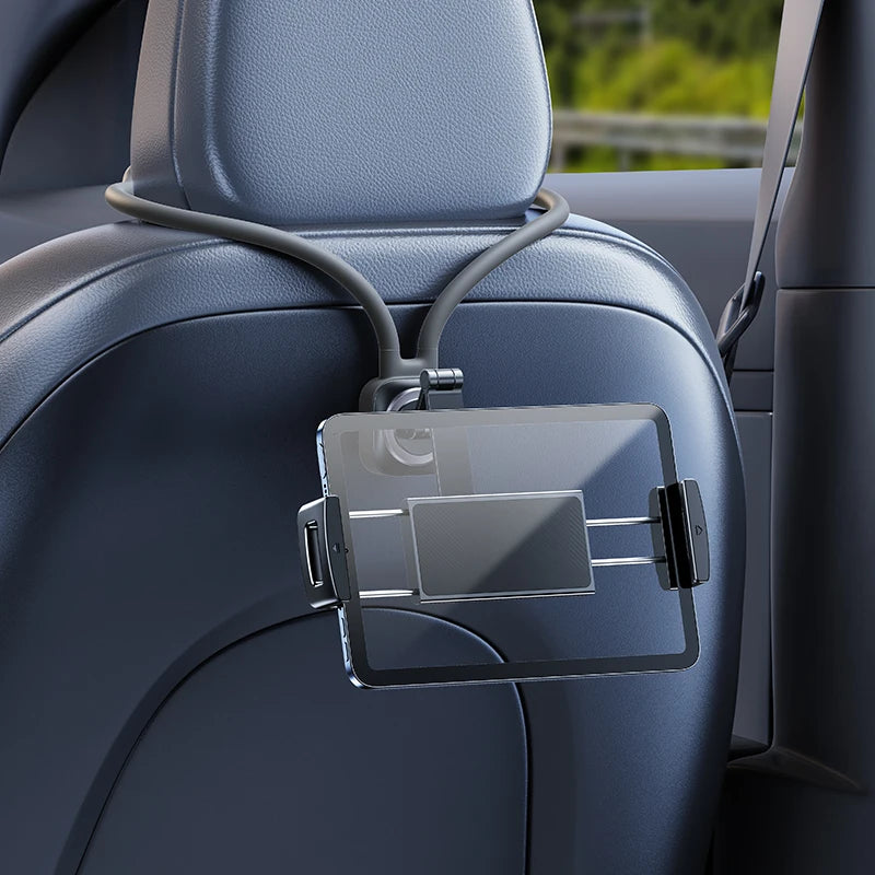 Support tablette voiture siege arriere tiges métalliques